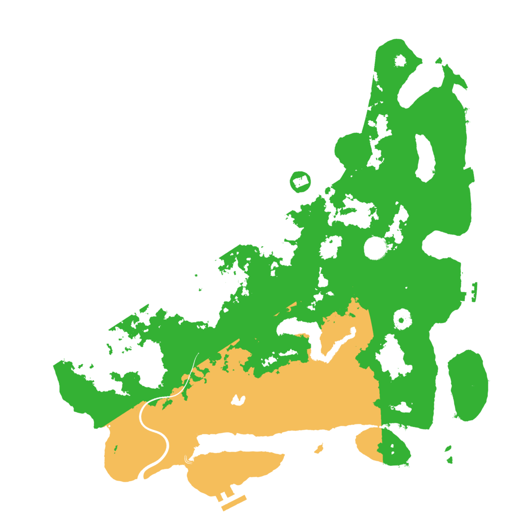 Biome Rust Map: Procedural Map, Size: 4000, Seed: 264382