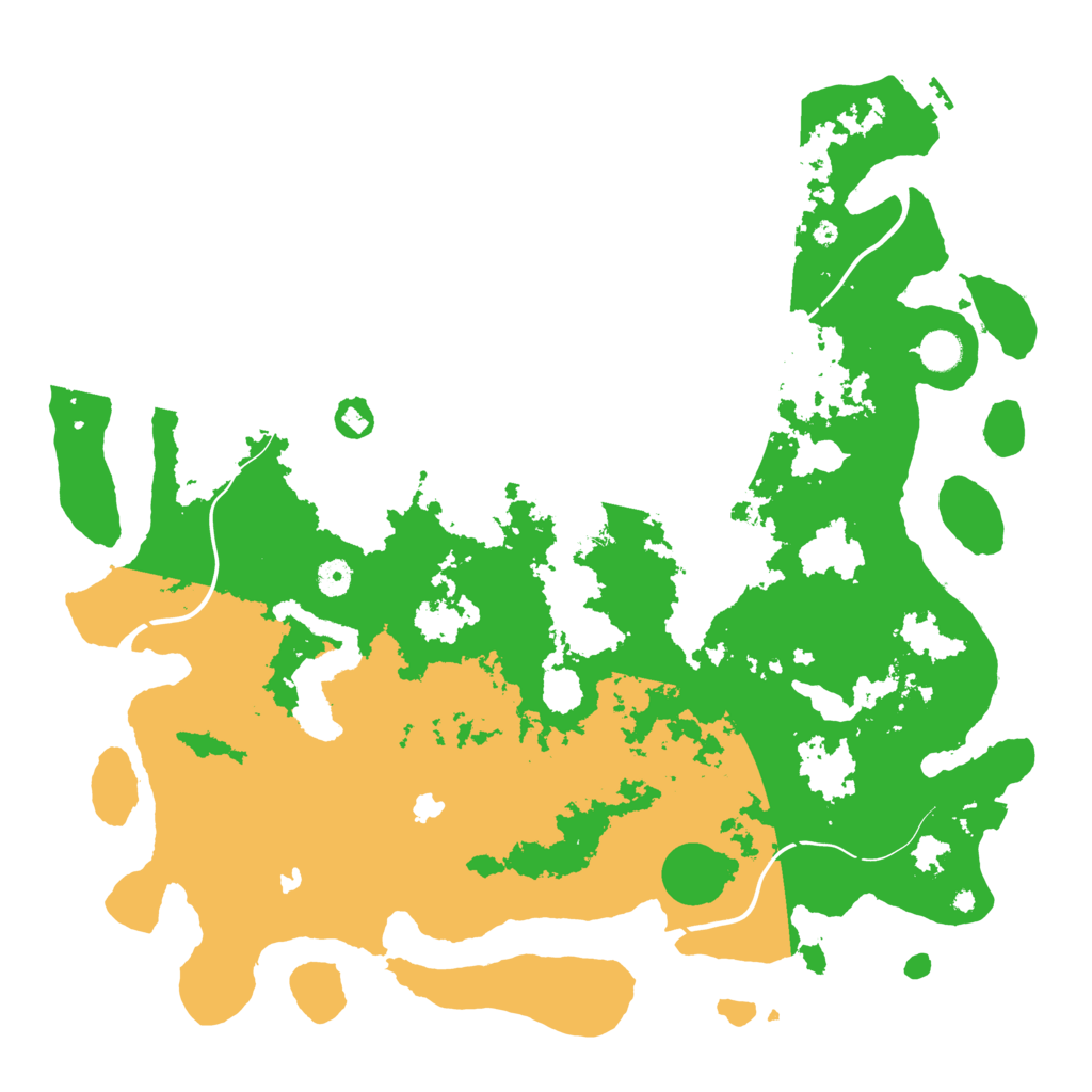 Biome Rust Map: Procedural Map, Size: 4600, Seed: 98718013