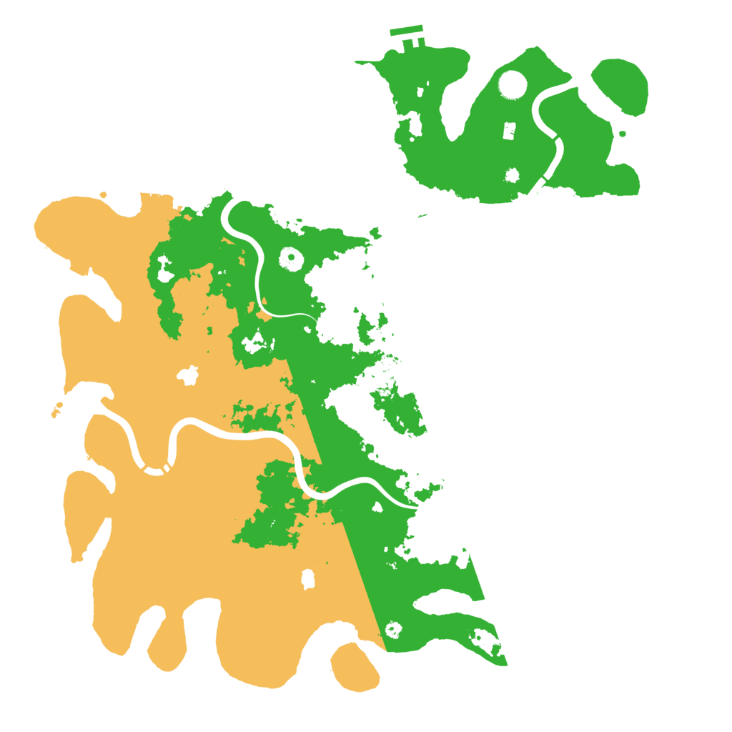 Biome Rust Map: Procedural Map, Size: 4500, Seed: 72386920