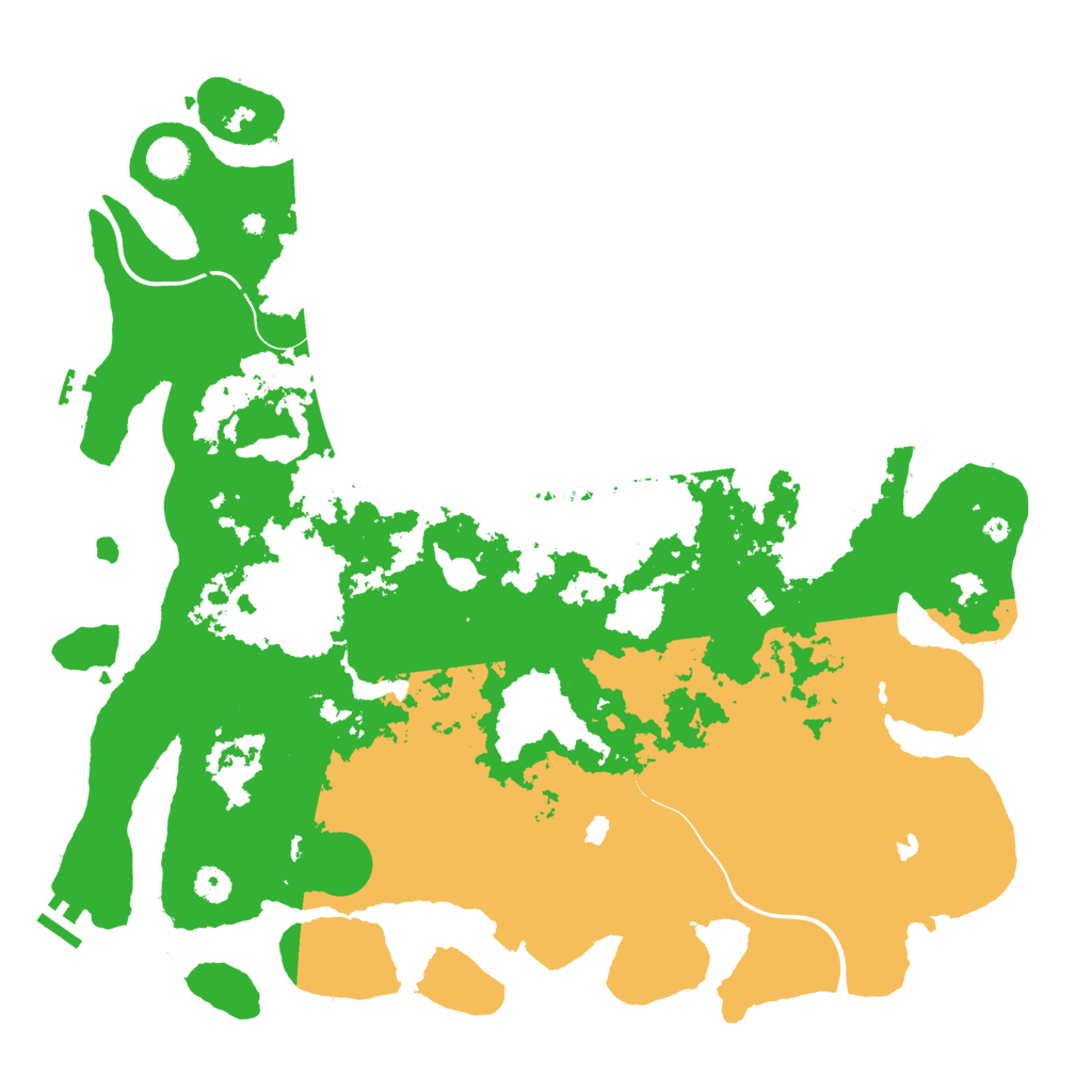 Biome Rust Map: Procedural Map, Size: 4500, Seed: 1995666056