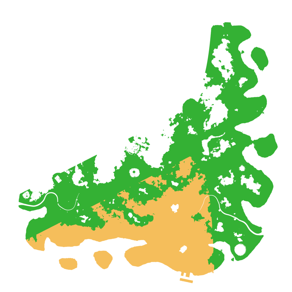 Biome Rust Map: Procedural Map, Size: 4500, Seed: 2102697172