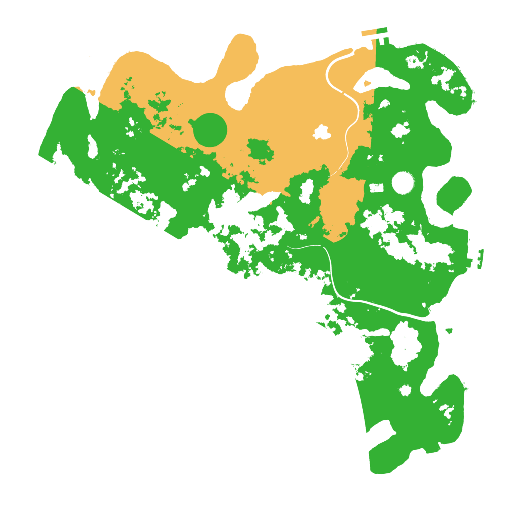 Biome Rust Map: Procedural Map, Size: 4000, Seed: 70112024