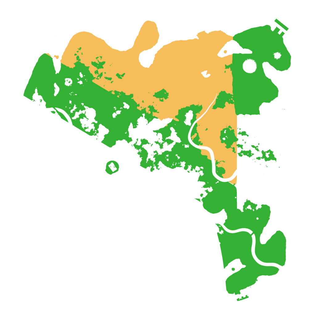 Biome Rust Map: Procedural Map, Size: 4000, Seed: 70112024