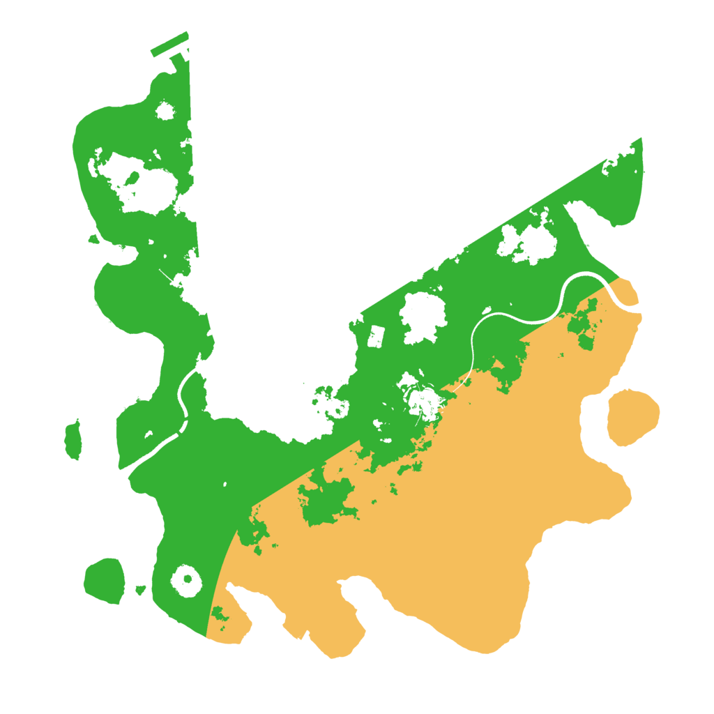 Biome Rust Map: Procedural Map, Size: 3500, Seed: 275025577