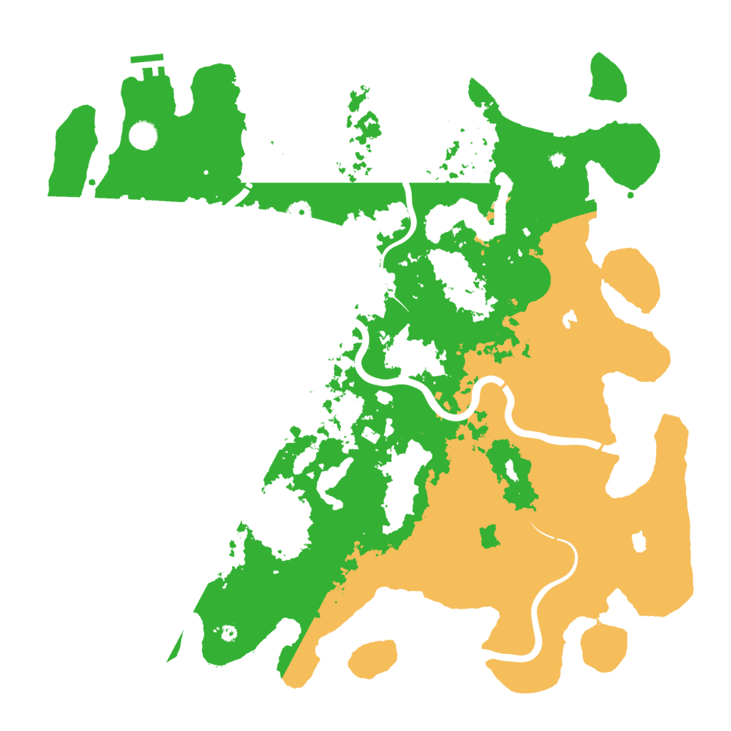Biome Rust Map: Procedural Map, Size: 4500, Seed: 9946652