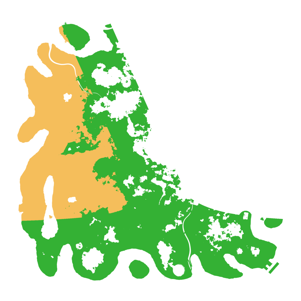 Biome Rust Map: Procedural Map, Size: 4500, Seed: 192243564