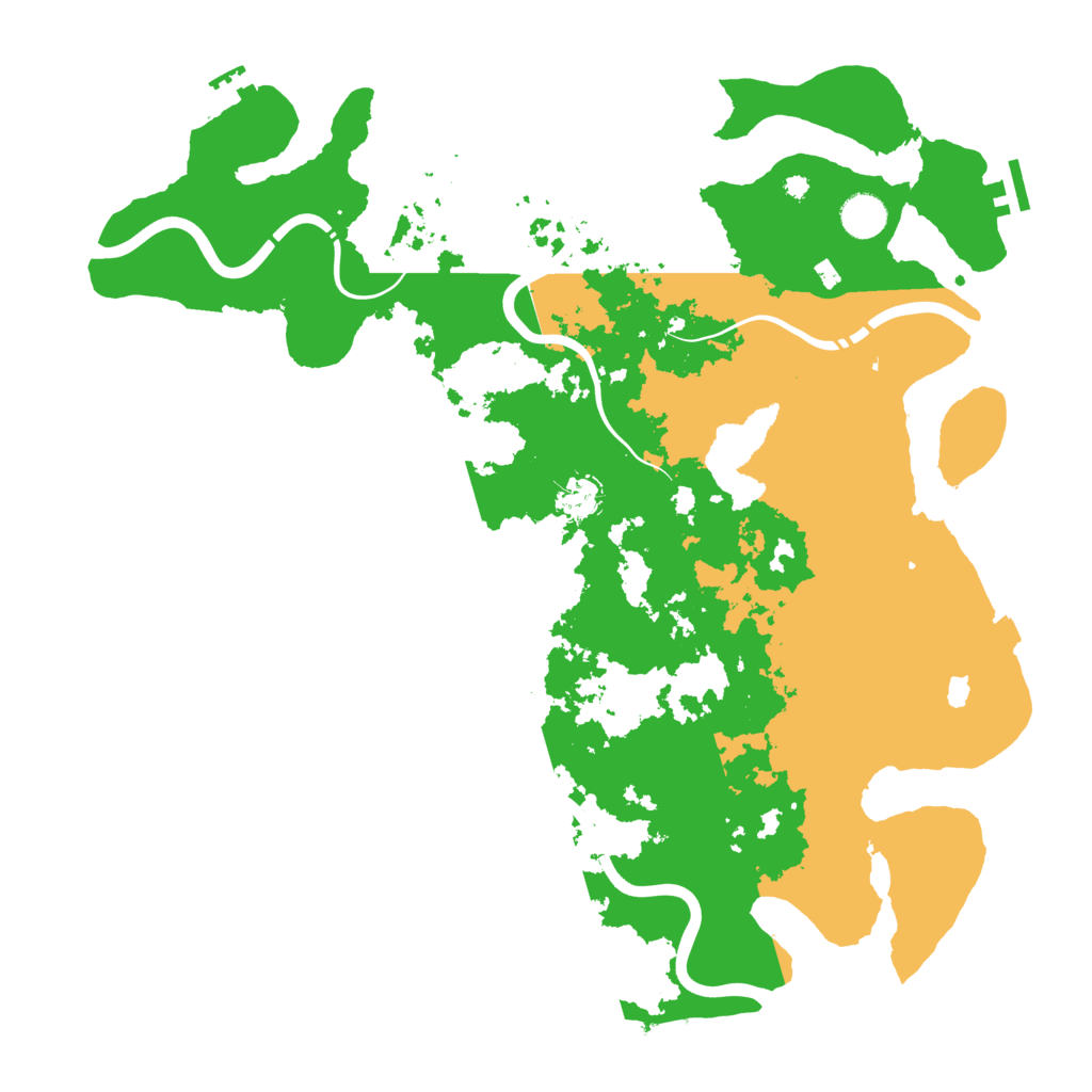 Biome Rust Map: Procedural Map, Size: 4250, Seed: 1189389294