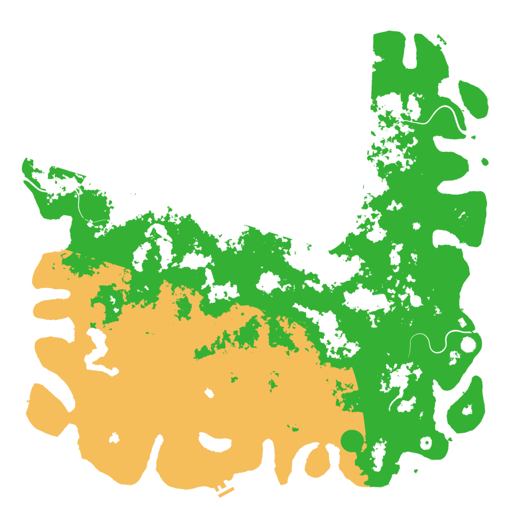 Biome Rust Map: Procedural Map, Size: 6000, Seed: 2044331897