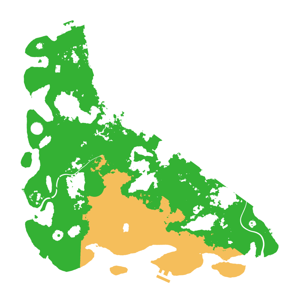 Biome Rust Map: Procedural Map, Size: 4250, Seed: 136611271