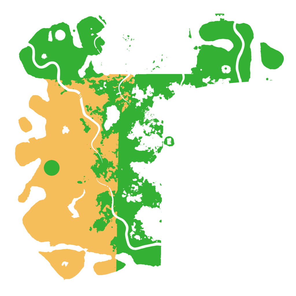 Biome Rust Map: Procedural Map, Size: 5000, Seed: 877448226