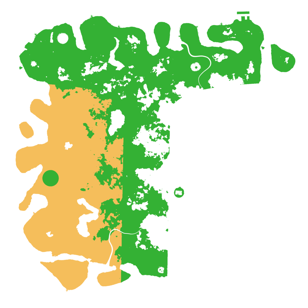 Biome Rust Map: Procedural Map, Size: 5000, Seed: 877448226