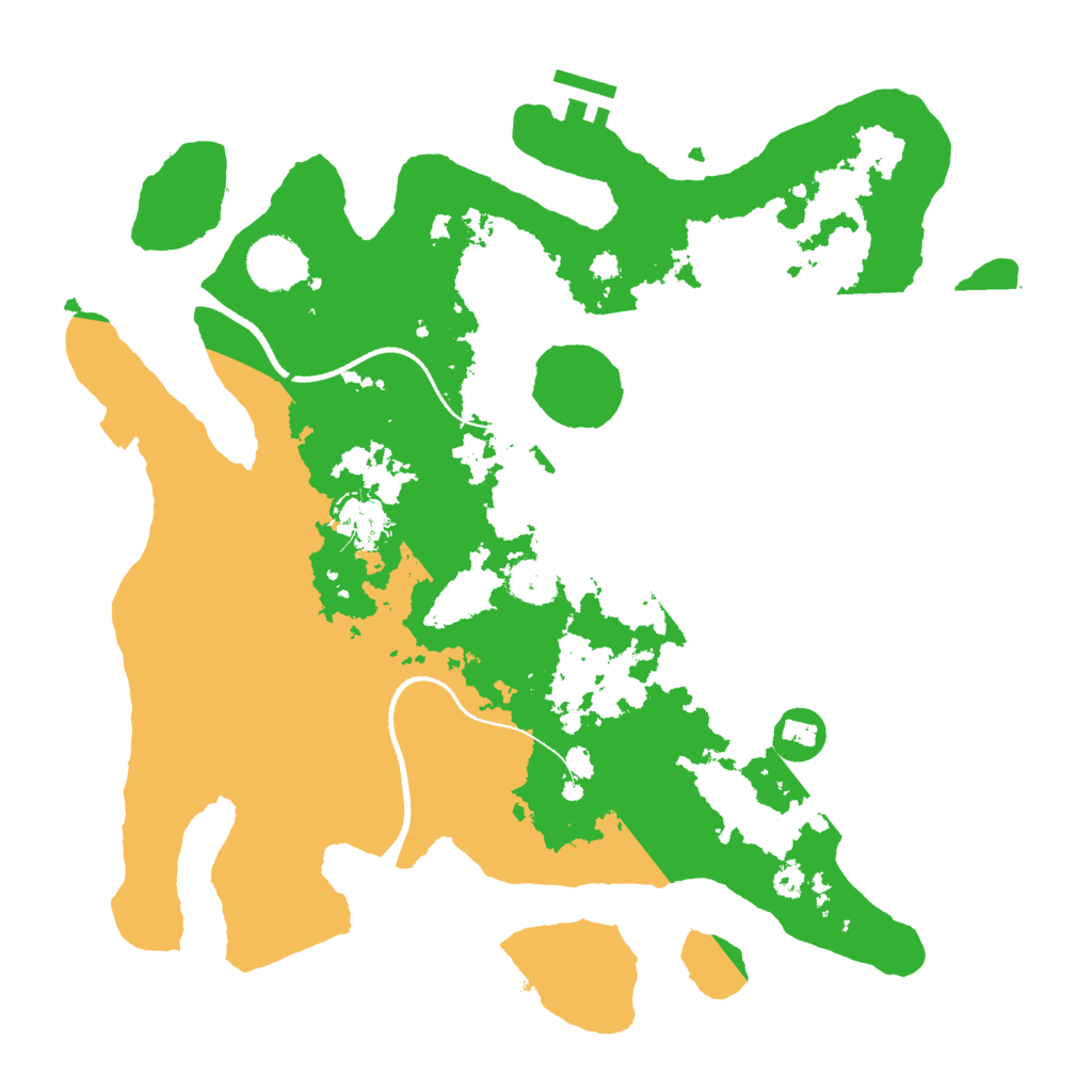 Biome Rust Map: Procedural Map, Size: 3500, Seed: 2127632309