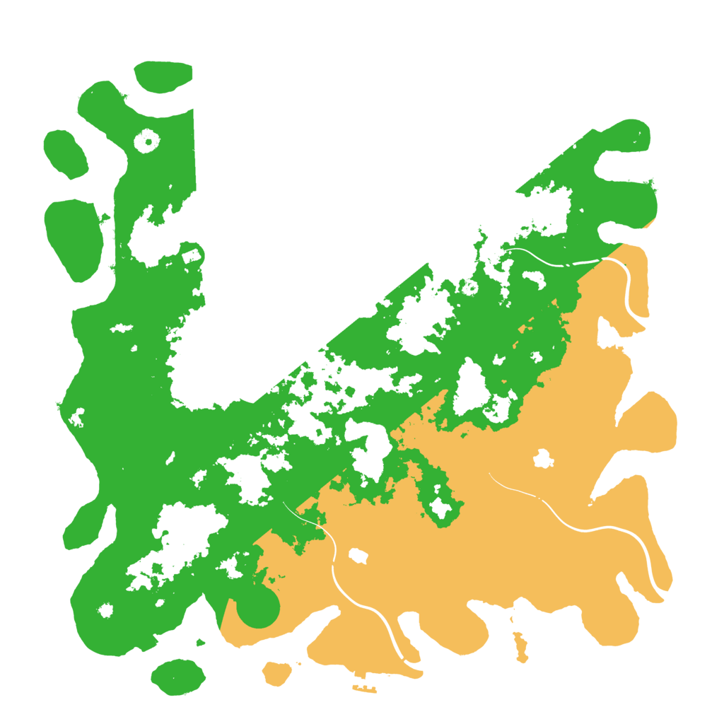 Biome Rust Map: Procedural Map, Size: 4500, Seed: 11161971