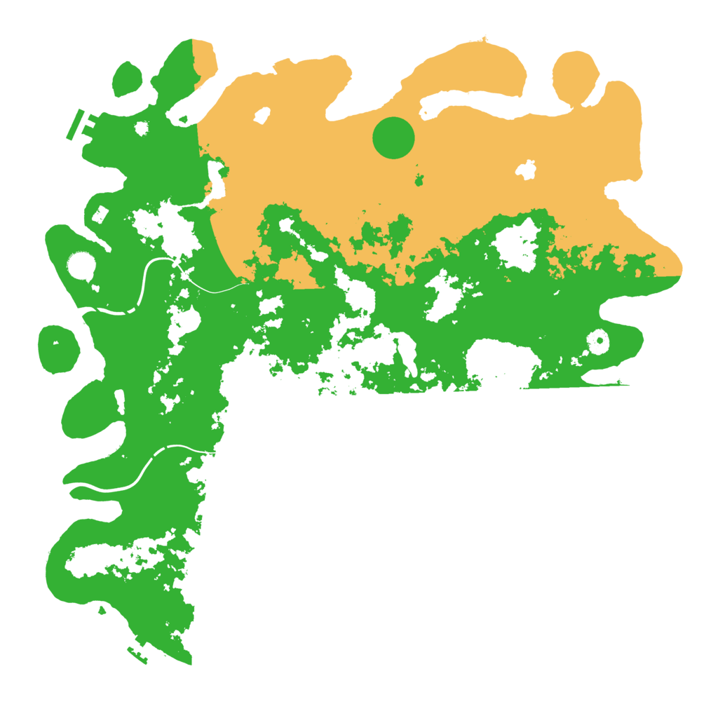 Biome Rust Map: Procedural Map, Size: 4500, Seed: 1339443266