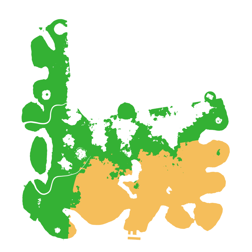 Biome Rust Map: Procedural Map, Size: 4000, Seed: 153125754