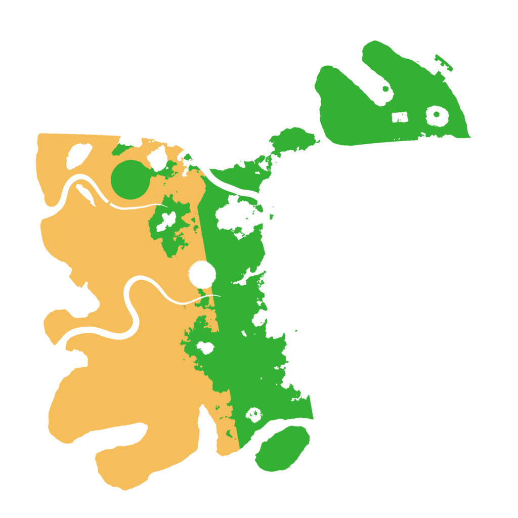 Biome Rust Map: Procedural Map, Size: 3500, Seed: 1432495984