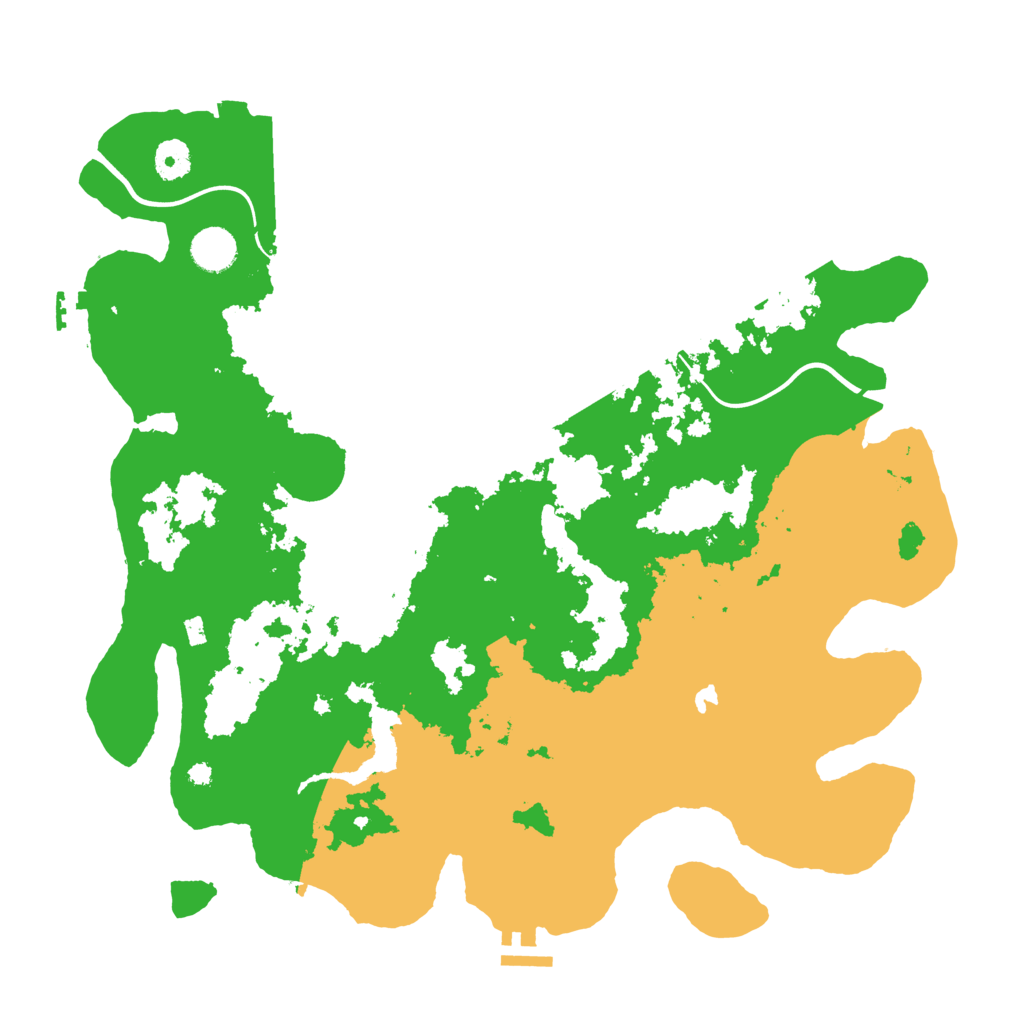 Biome Rust Map: Procedural Map, Size: 4000, Seed: 1099370067