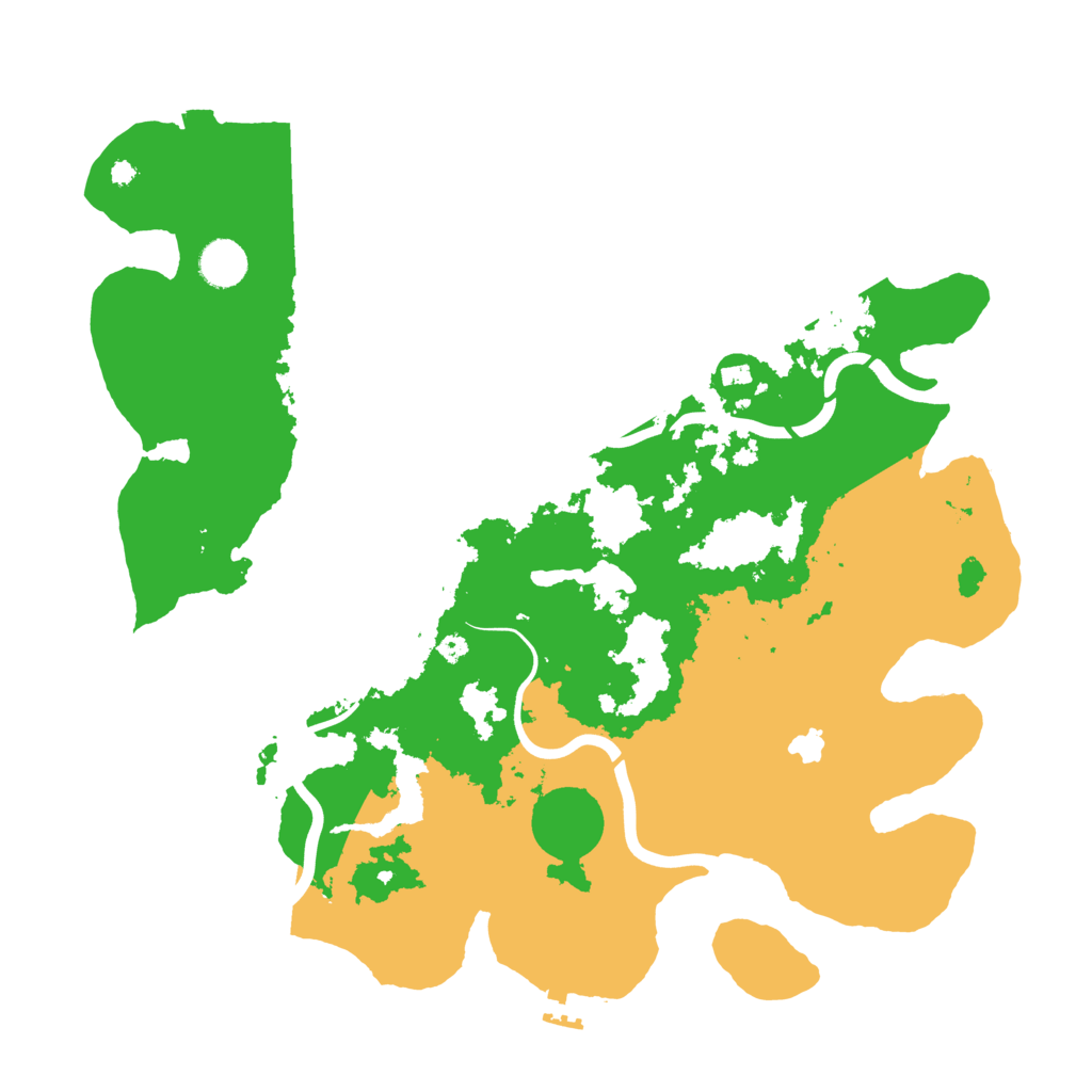 Biome Rust Map: Procedural Map, Size: 4000, Seed: 1099370067