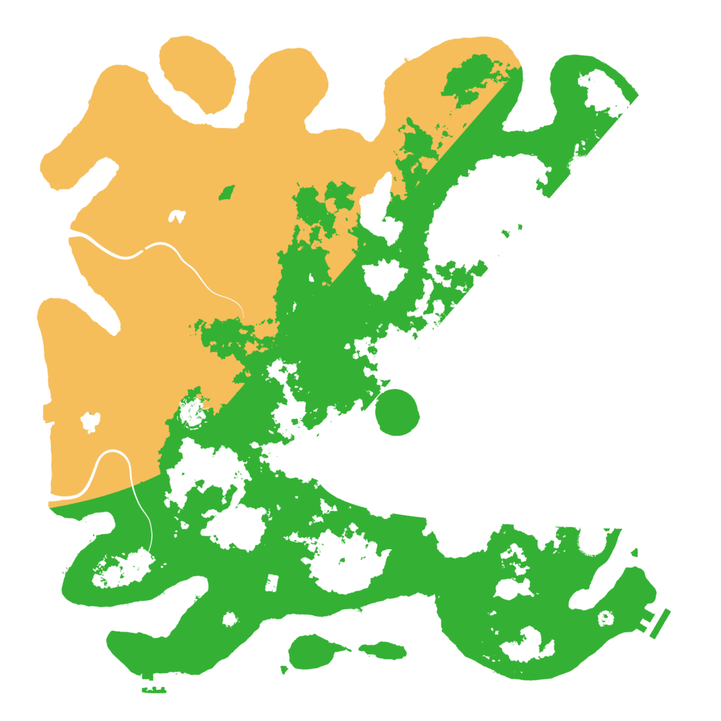 Biome Rust Map: Procedural Map, Size: 4500, Seed: 236646477