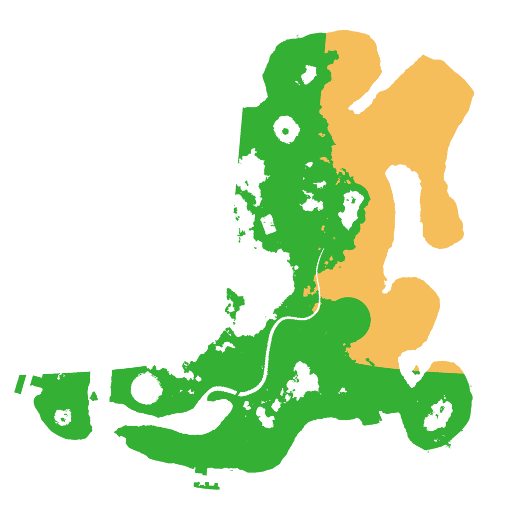 Biome Rust Map: Procedural Map, Size: 3000, Seed: 1825711535