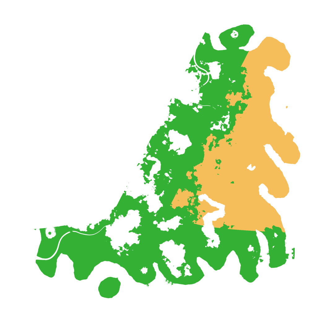 Biome Rust Map: Procedural Map, Size: 4300, Seed: 39589109