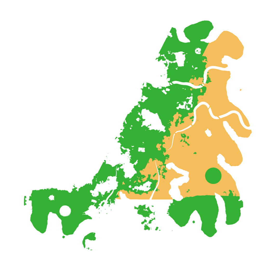 Biome Rust Map: Procedural Map, Size: 4300, Seed: 39589109