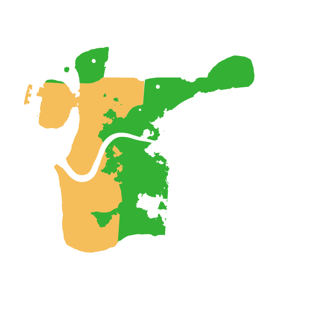Biome Rust Map: Procedural Map, Size: 2300, Seed: 493977760