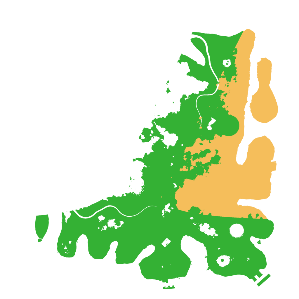 Biome Rust Map: Procedural Map, Size: 3750, Seed: 108975375