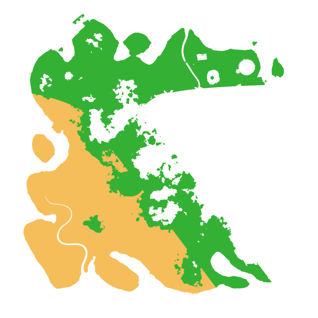 Biome Rust Map: Procedural Map, Size: 3500, Seed: 958374736