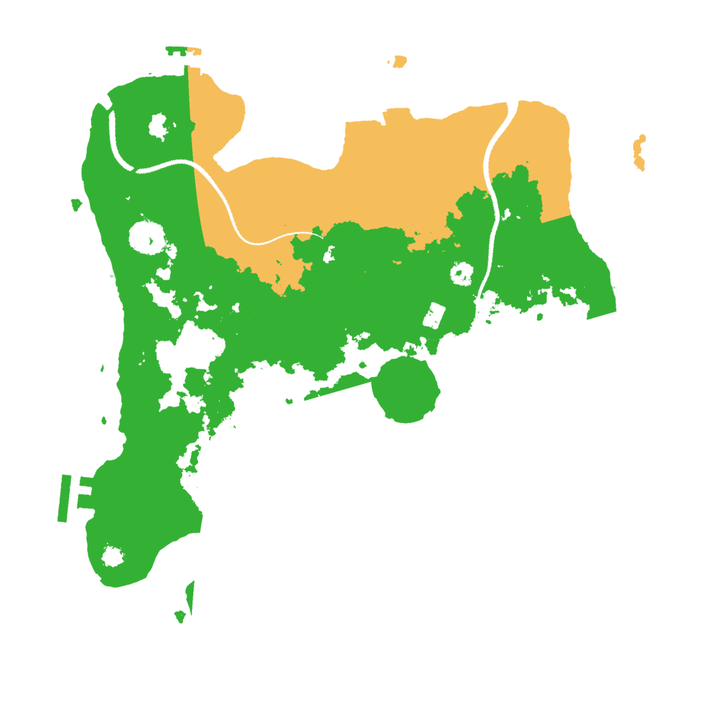 Biome Rust Map: Procedural Map, Size: 3000, Seed: 231034224