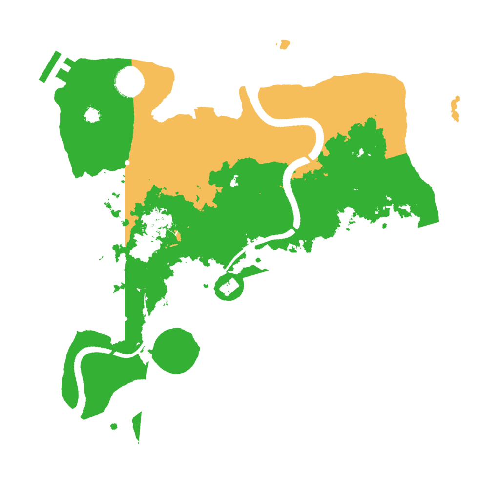 Biome Rust Map: Procedural Map, Size: 3000, Seed: 231034224