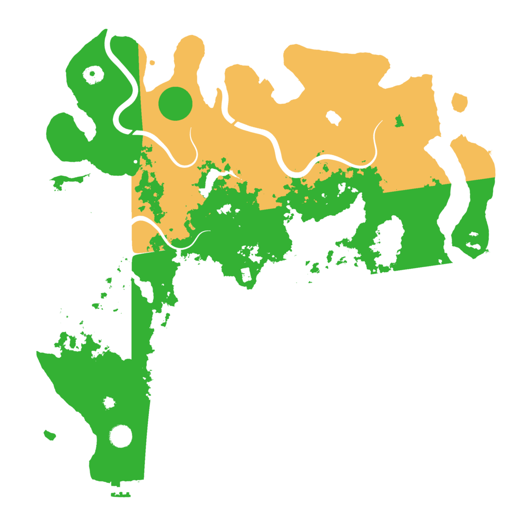 Biome Rust Map: Procedural Map, Size: 4098, Seed: 50000