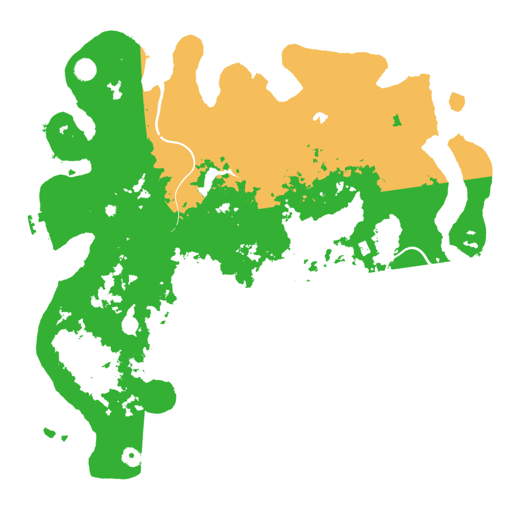 Biome Rust Map: Procedural Map, Size: 4098, Seed: 50000