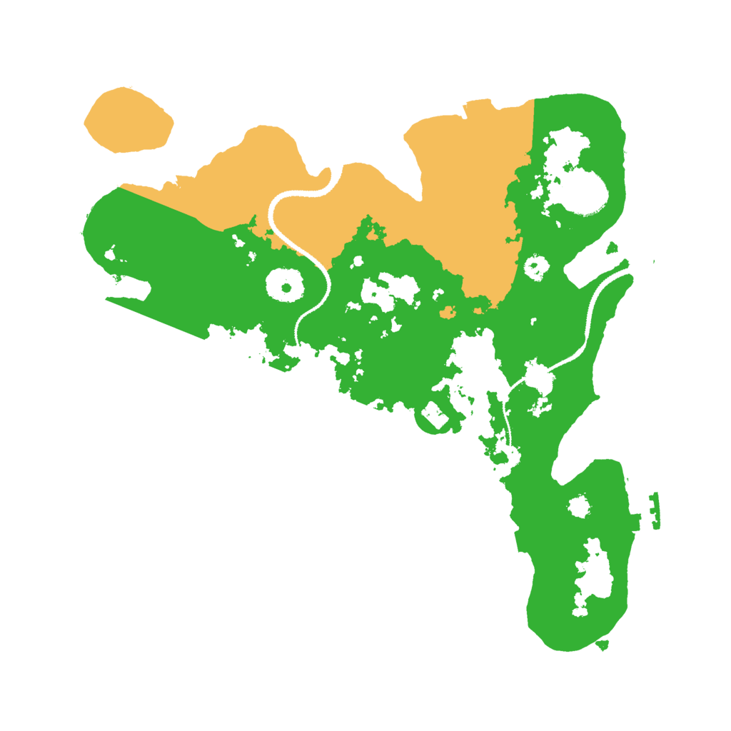 Biome Rust Map: Procedural Map, Size: 3000, Seed: 778168033