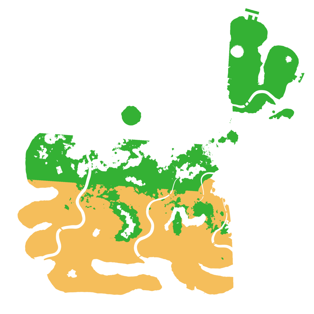 Biome Rust Map: Procedural Map, Size: 4510, Seed: 624