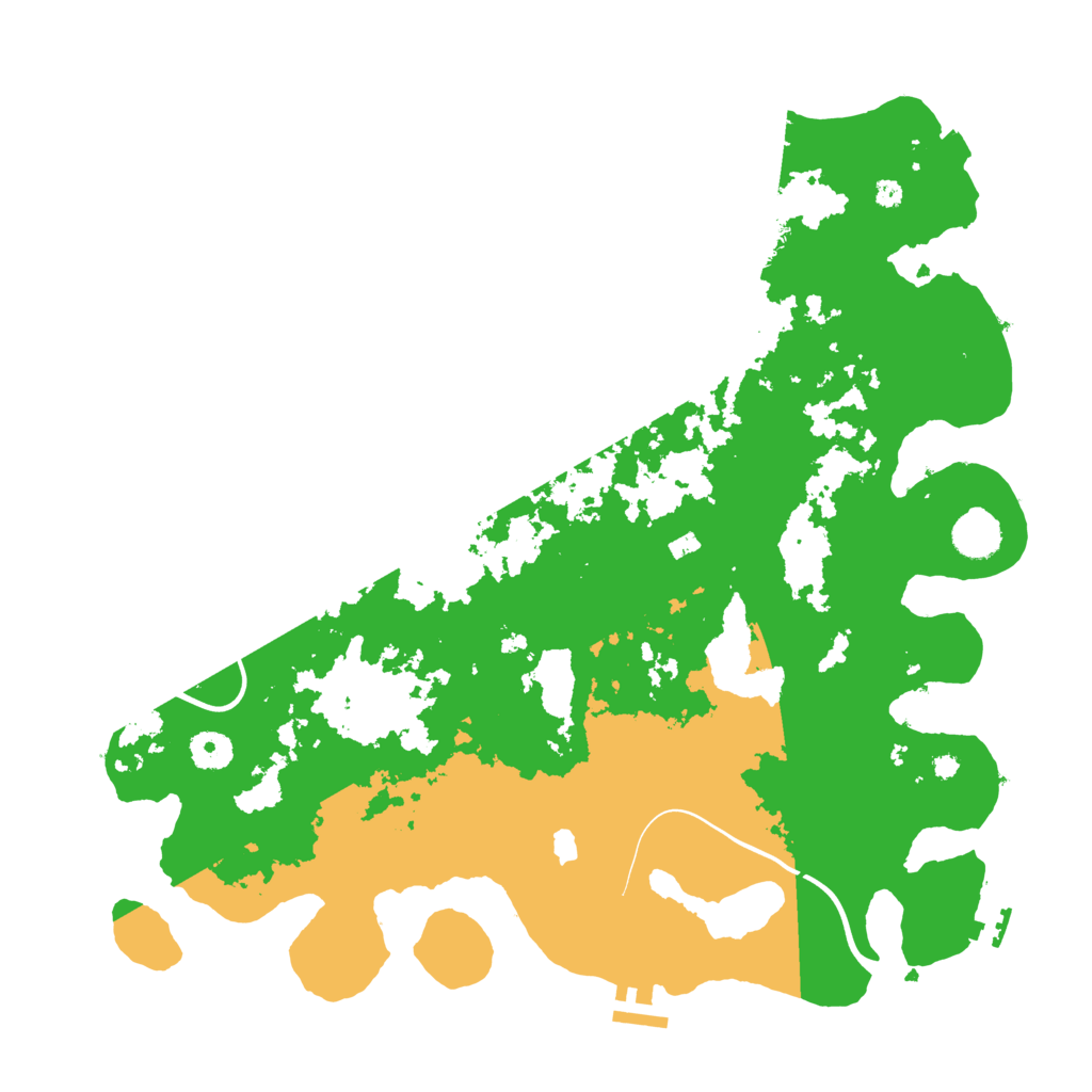 Biome Rust Map: Procedural Map, Size: 4000, Seed: 32993