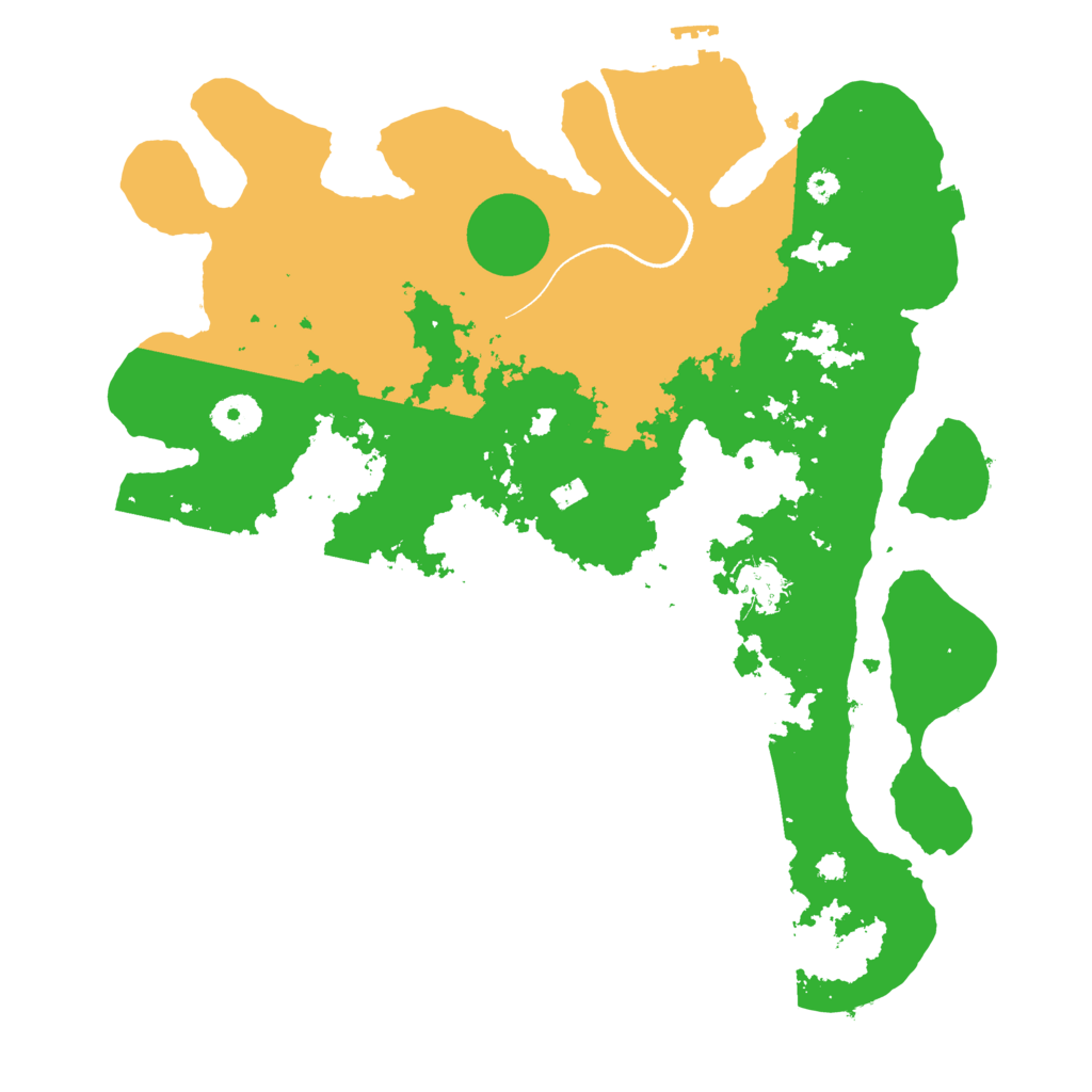 Biome Rust Map: Procedural Map, Size: 3500, Seed: 1927095990