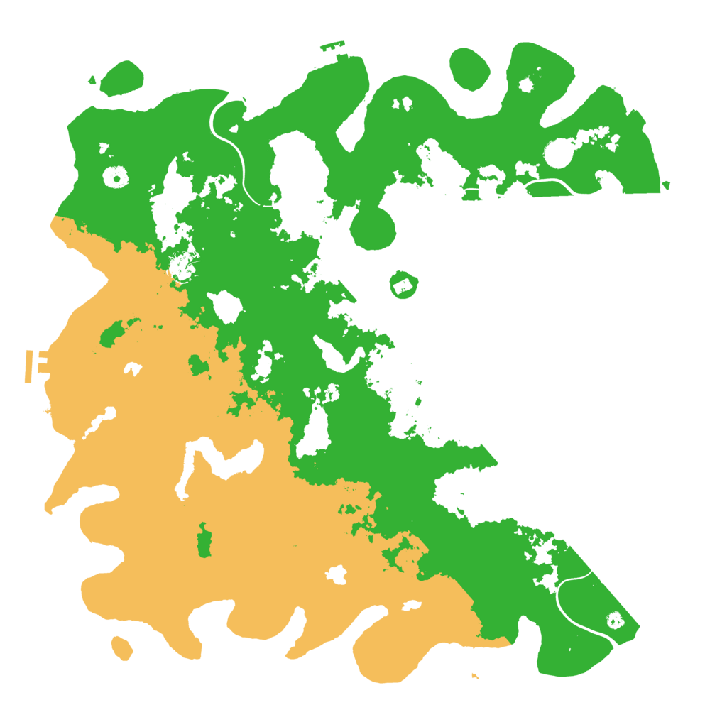 Biome Rust Map: Procedural Map, Size: 4500, Seed: 1755291785