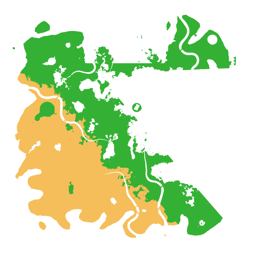 Biome Rust Map: Procedural Map, Size: 4500, Seed: 1755291785
