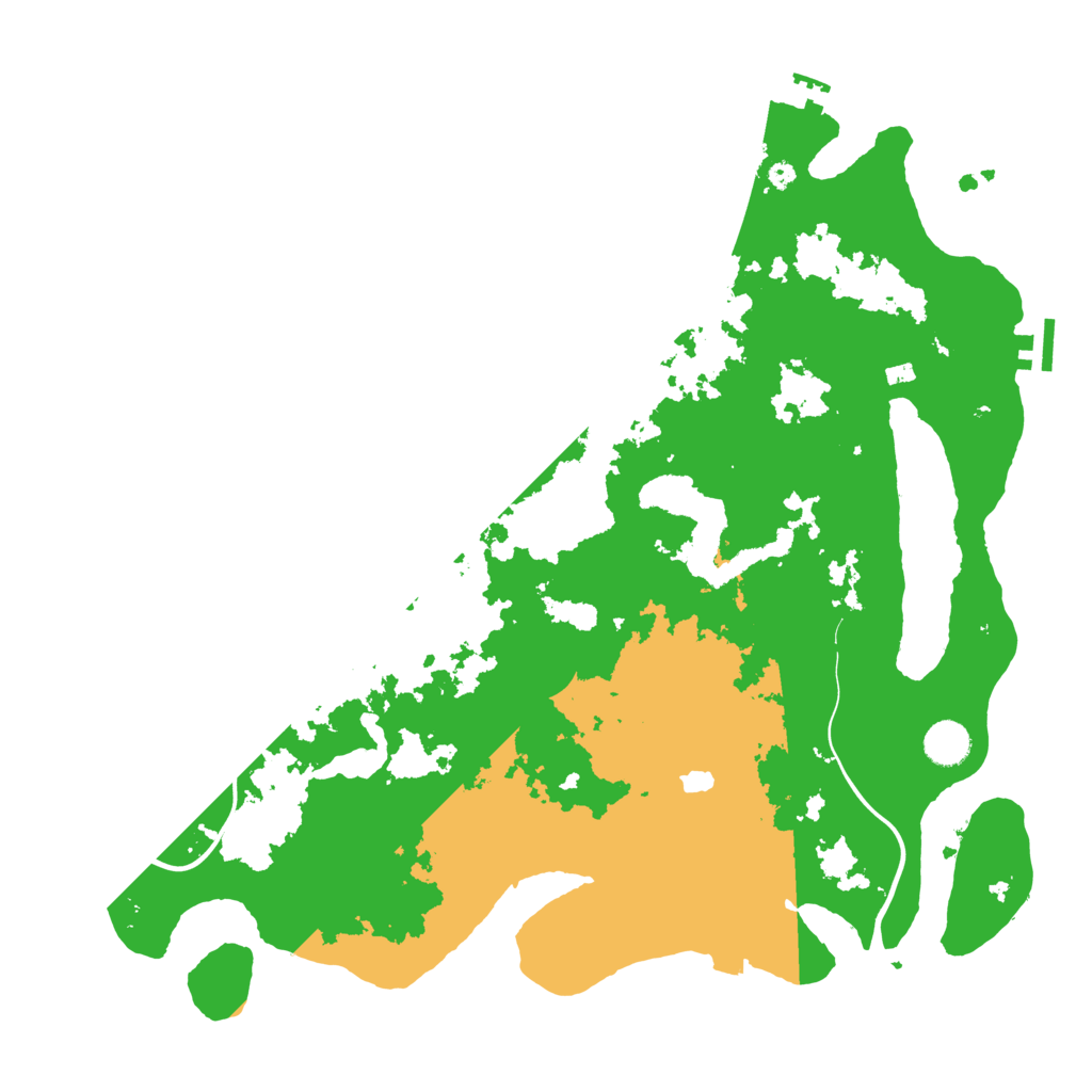 Biome Rust Map: Procedural Map, Size: 4200, Seed: 931151853