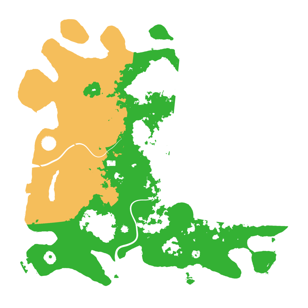 Biome Rust Map: Procedural Map, Size: 3750, Seed: 1234613161