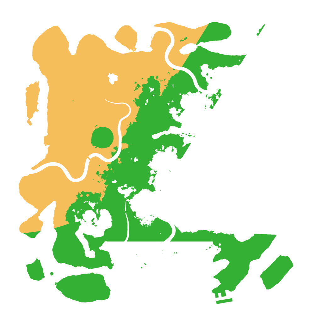 Biome Rust Map: Procedural Map, Size: 4000, Seed: 1052569440