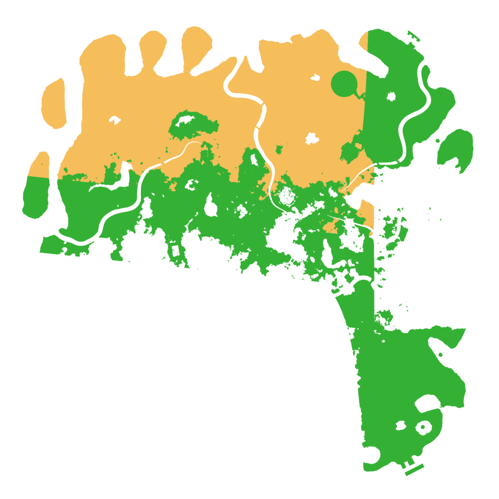 Biome Rust Map: Procedural Map, Size: 5000, Seed: 7112024