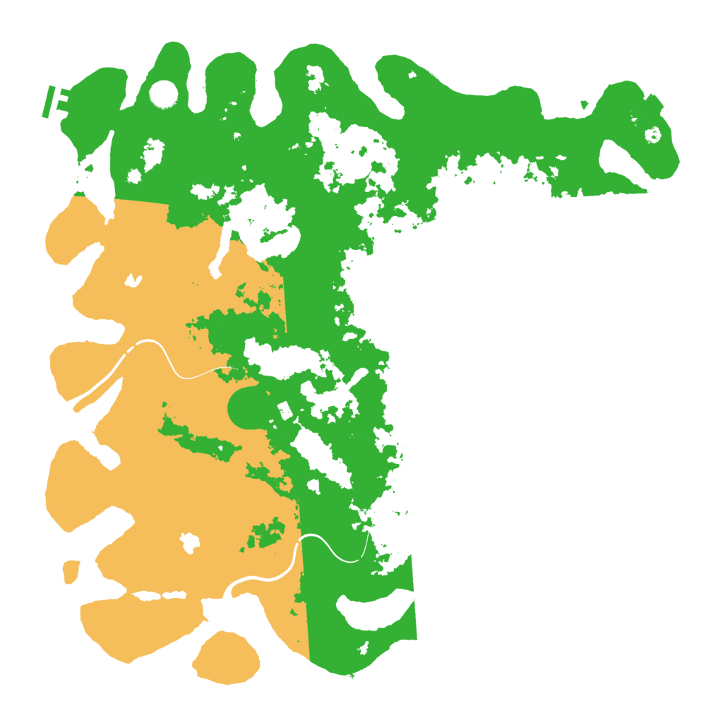 Biome Rust Map: Procedural Map, Size: 4500, Seed: 1758299686