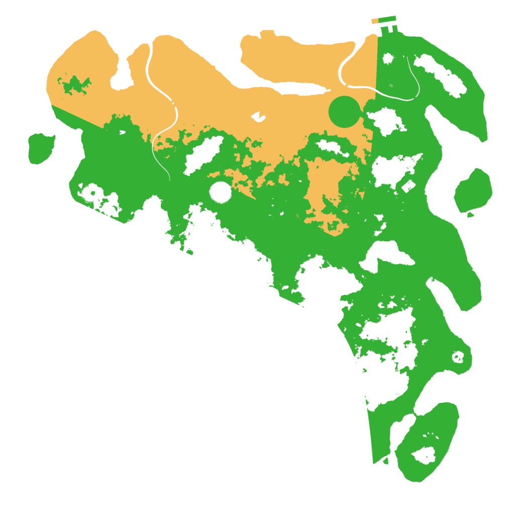 Biome Rust Map: Procedural Map, Size: 4250, Seed: 1394346238