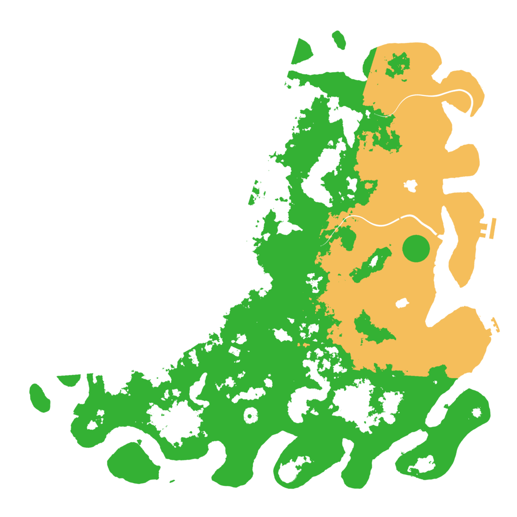 Biome Rust Map: Procedural Map, Size: 5000, Seed: 1059000624