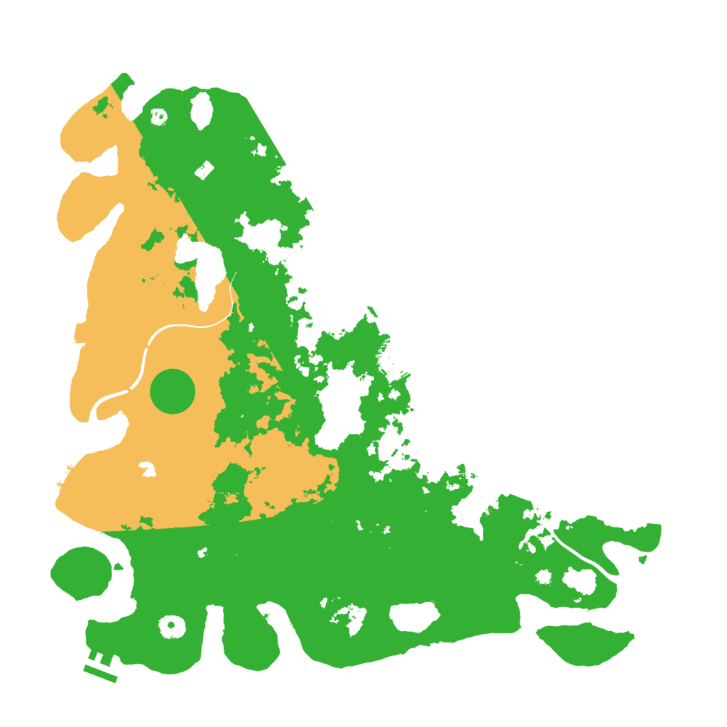 Biome Rust Map: Procedural Map, Size: 4250, Seed: 670892883