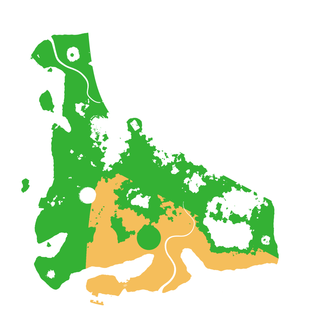 Biome Rust Map: Procedural Map, Size: 3500, Seed: 246861288