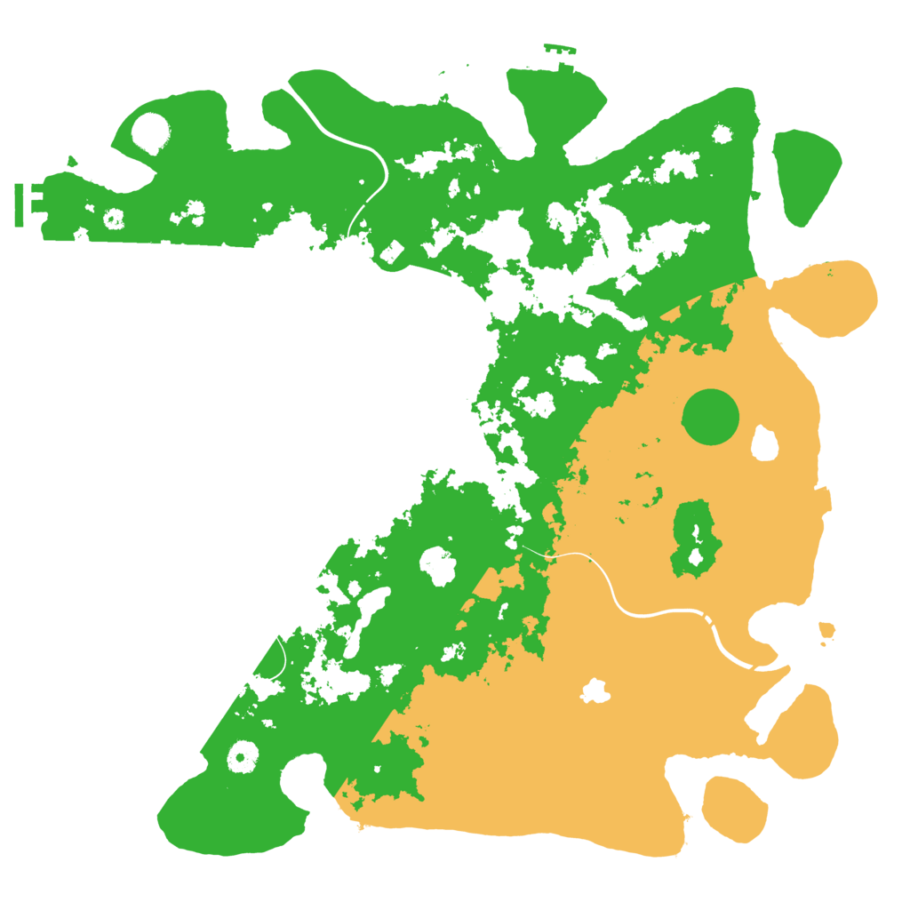 Biome Rust Map: Procedural Map, Size: 4250, Seed: 90143535