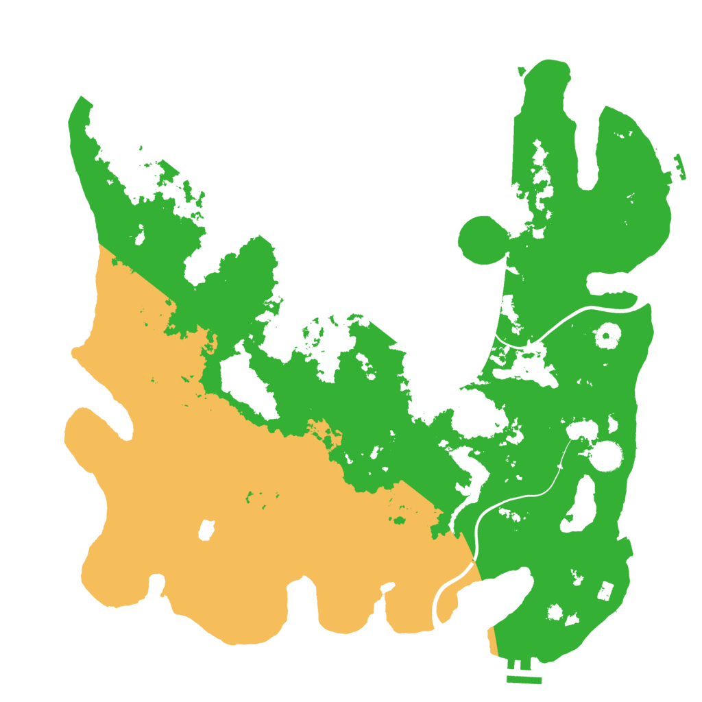 Biome Rust Map: Procedural Map, Size: 4050, Seed: 164968856